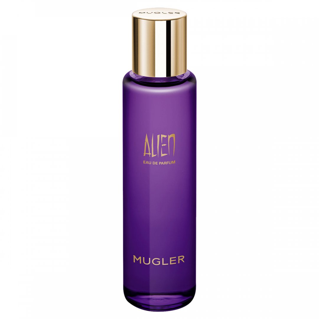 alien perfume purple bottle