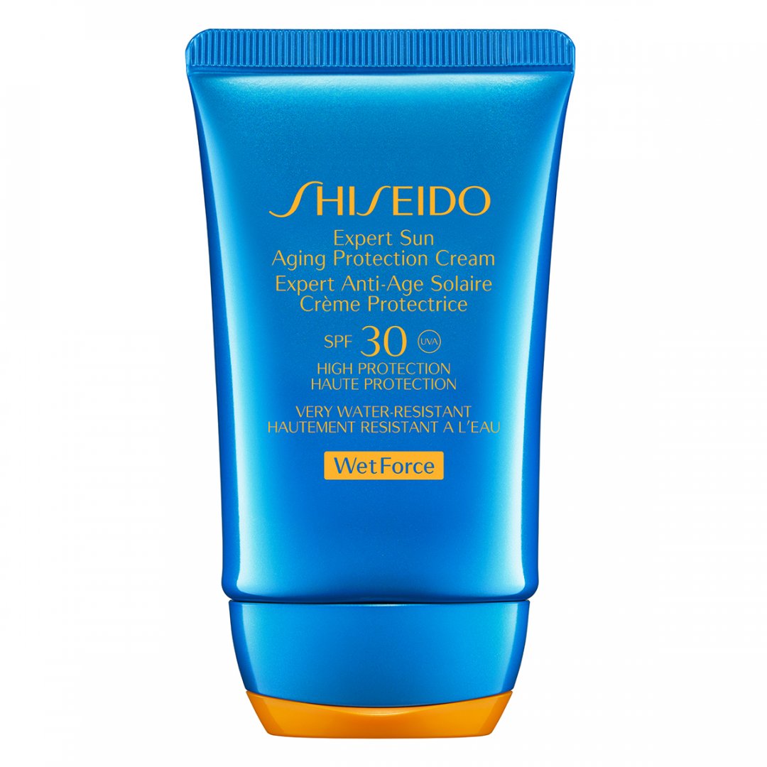 expert anti age solaire shiseido)