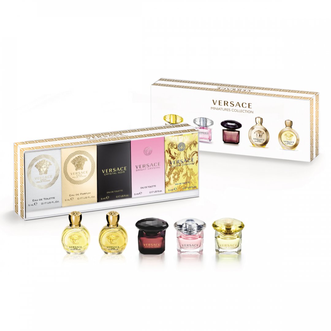 versace miniatures gift set